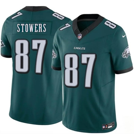 Men's Philadelphia Eagles #87 Eli Stowers Green 2026 Draft F.U.S.E. Vapor Untouchable Limited Football Stitched Jersey - Ujersey