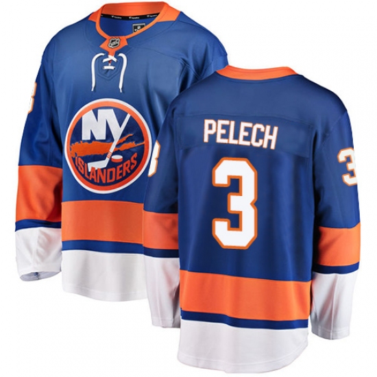 Men's New York Islanders #3 Adam Pelech Fanatics Branded Royal Blue Home Breakaway NHL Jersey - Ujersey