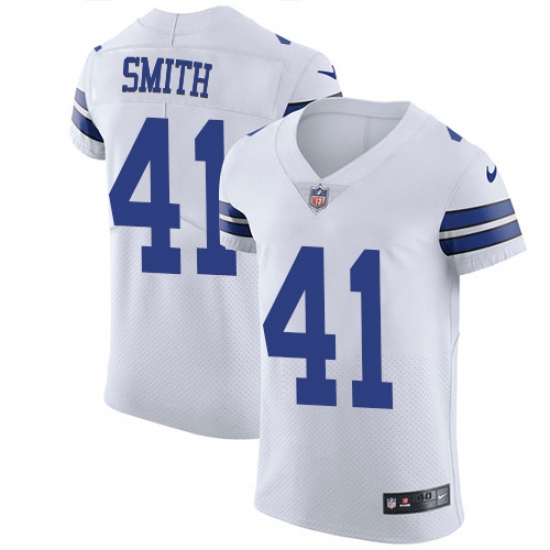 Men's Nike Dallas Cowboys #41 Keith Smith Elite White NFL Jersey - Ujersey