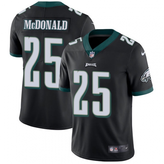 Youth Nike Philadelphia Eagles #25 Tommy McDonald Black Alternate Vapor Untouchable Limited Player NFL Jersey - Ujersey
