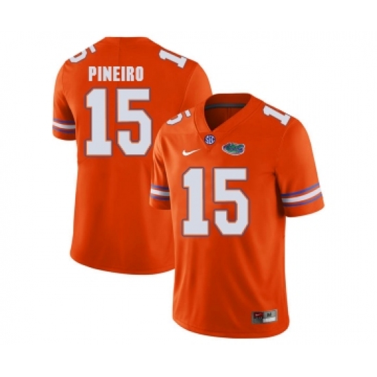 Florida Gators 15 Eddy Pineiro Orange College Football Jersey - Ujersey