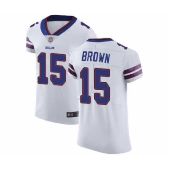Men's Buffalo Bills #15 John Brown White Vapor Untouchable Elite Player Football Jersey - Ujersey