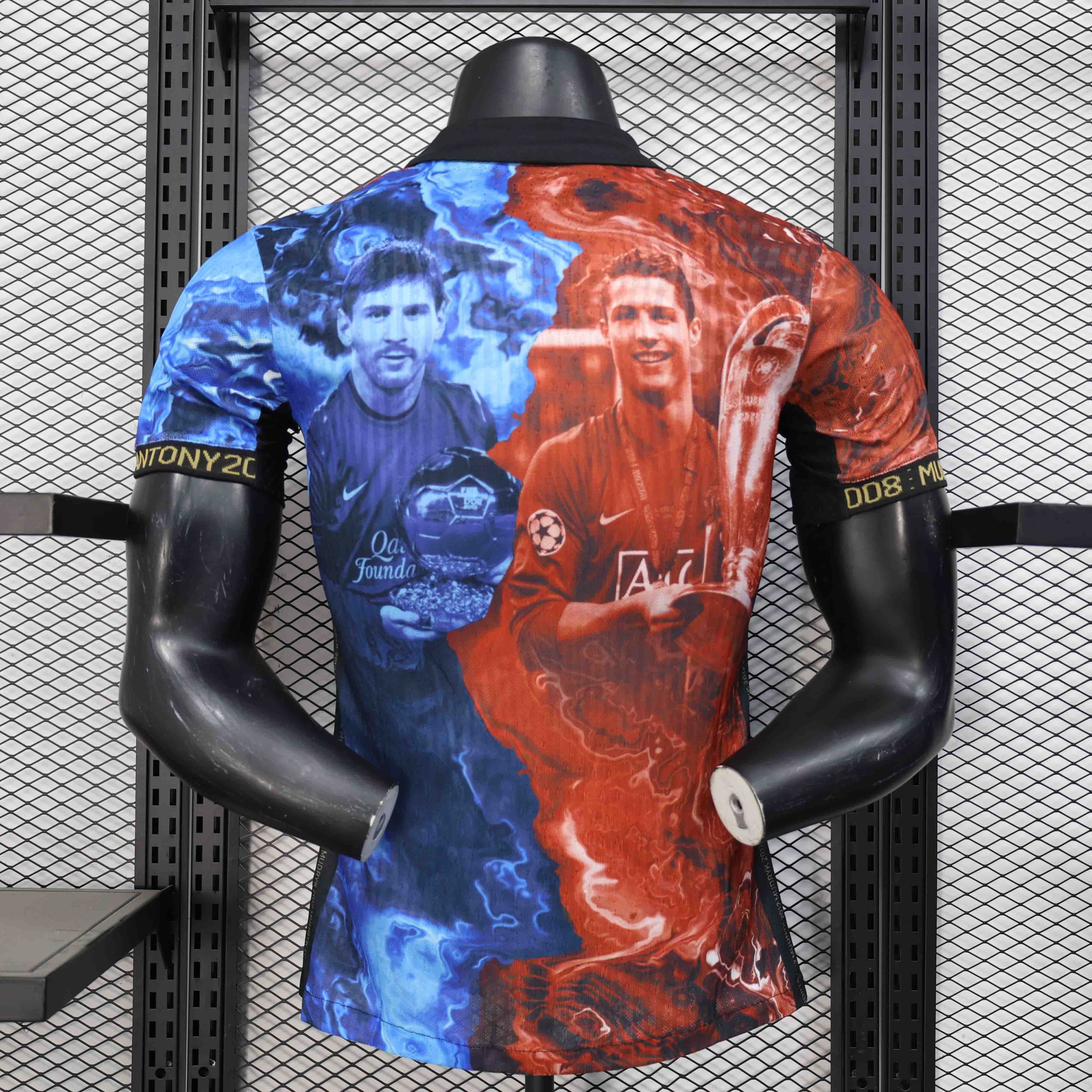 Manchester United  Ronaldo x Messi Special Edition Football Jersey Shirt 2025/26 - Ujersey NHL