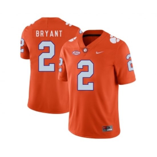 Clemson Tigers 2 Kelly Bryant Orange Nike College Football Jersey - Ujersey