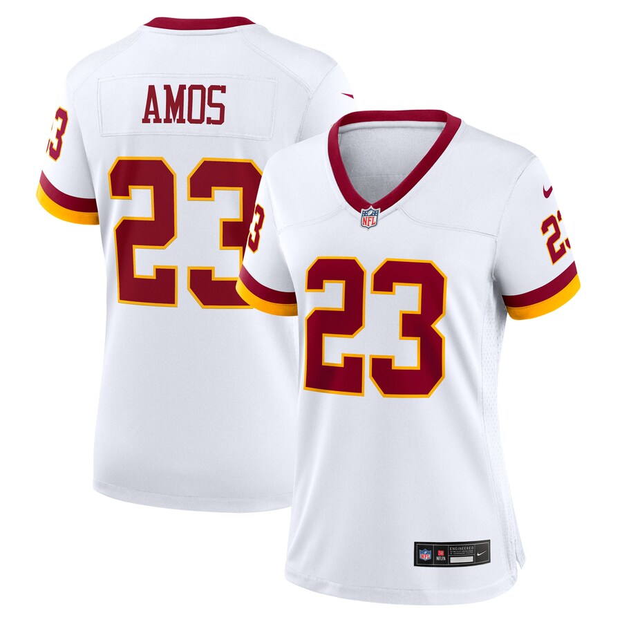 Women's Washington Commanders Trey Amos Nike White Game Super Bowl Era Jersey - Ujersey