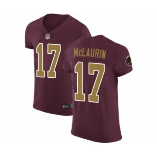 Men's Washington Redskins #17 Terry McLaurin Burgundy Red Alternate Vapor Untouchable Elite Player Football Jersey