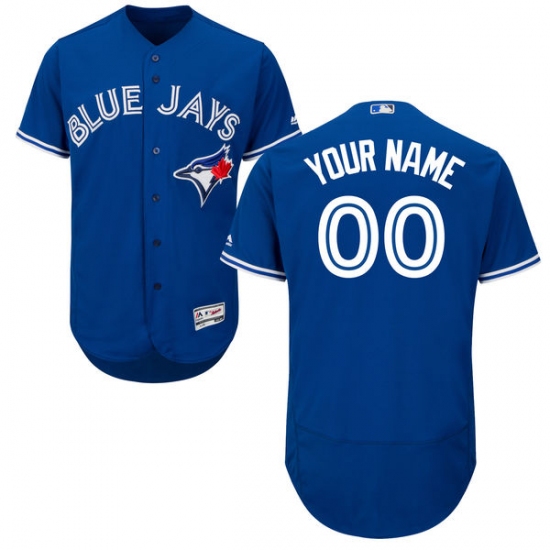Men's Toronto Blue Jays Majestic Alternate Royal Flex Base Authentic Collection Custom Jersey - Ujersey