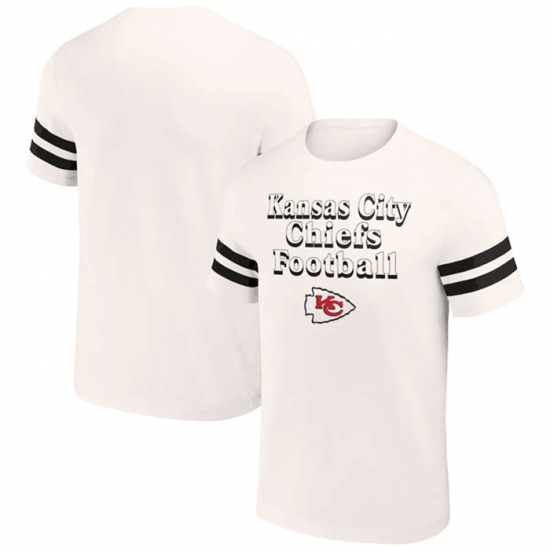 Men's Kansas City Chiefs Cream X Darius Rucker Collection Vintage T Shirt - Ujersey NHL