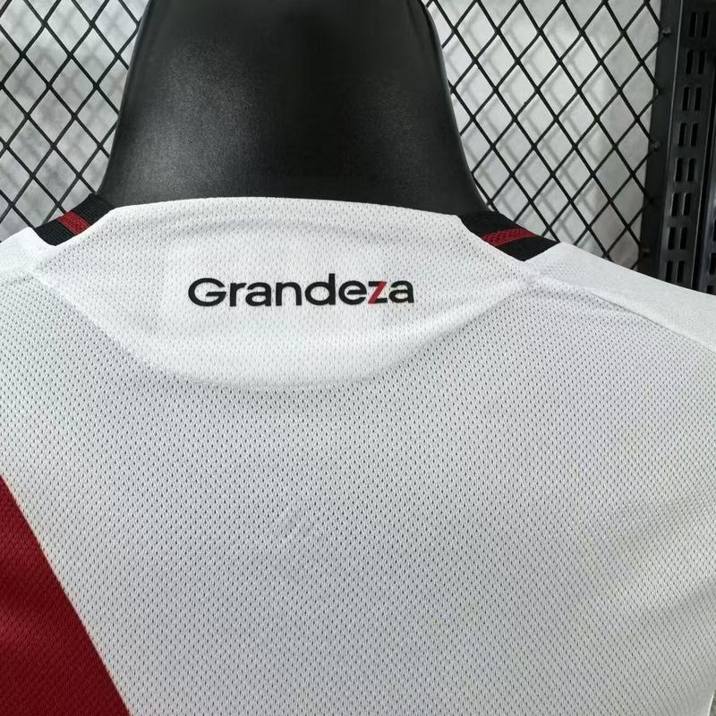 River Plate Soccer Jersey Home Long Sleeve Shirt 2025/26