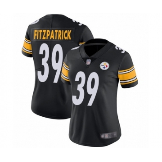 Women's Pittsburgh Steelers #39 Minkah Fitzpatrick Black Team Color Vapor Untouchable Limited Player Football Jersey - Ujersey
