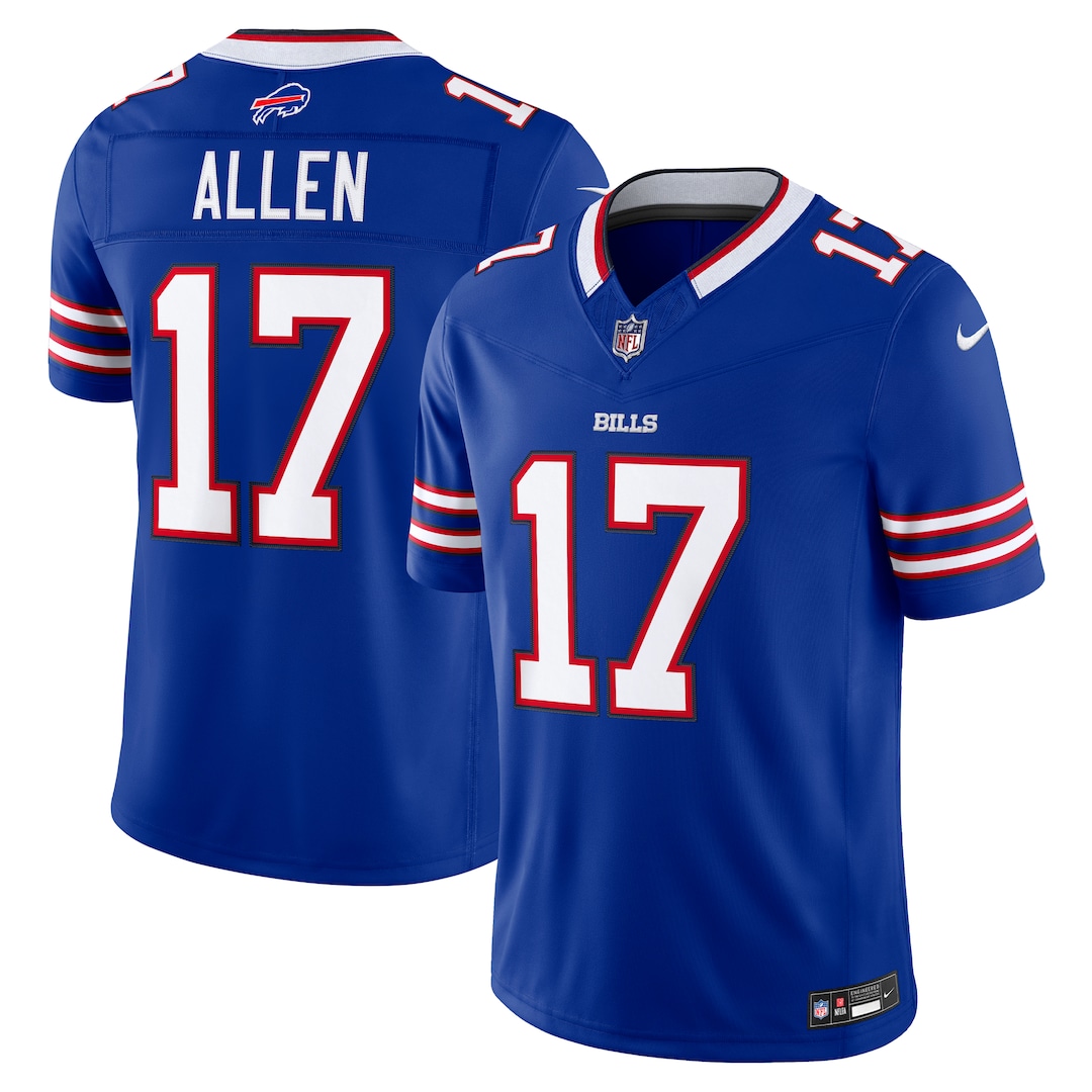 Men's Buffalo Bills Josh Allen Nike Royal Team Vapor F.U.S.E. Stitched Limited Jersey
