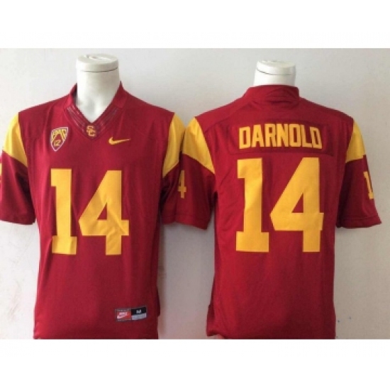 USC Trojans 14 Sam Darnold Red College Football Jersey - Ujersey