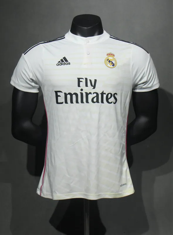 Real Madrid Retro Jersey Home Soccer Shirt 2014/15