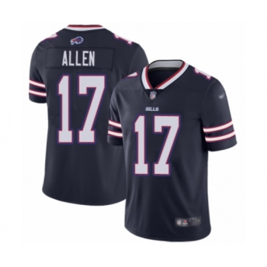 Youth Buffalo Bills #17 Josh Allen Limited Navy Blue Inverted Legend Football Jersey - Ujersey
