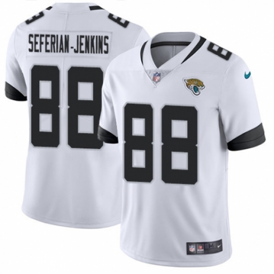 Youth Nike Jacksonville Jaguars #88 Austin Seferian-Jenkins White Vapor Untouchable Limited Player NFL Jersey - Ujersey
