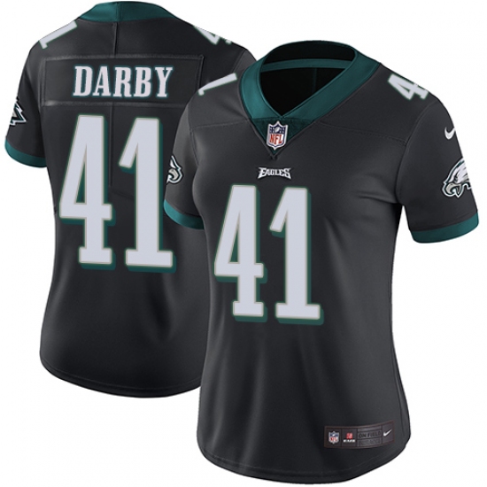 Women's Nike Philadelphia Eagles #41 Ronald Darby Black Alternate Vapor Untouchable Limited Player NFL Jersey - Ujersey