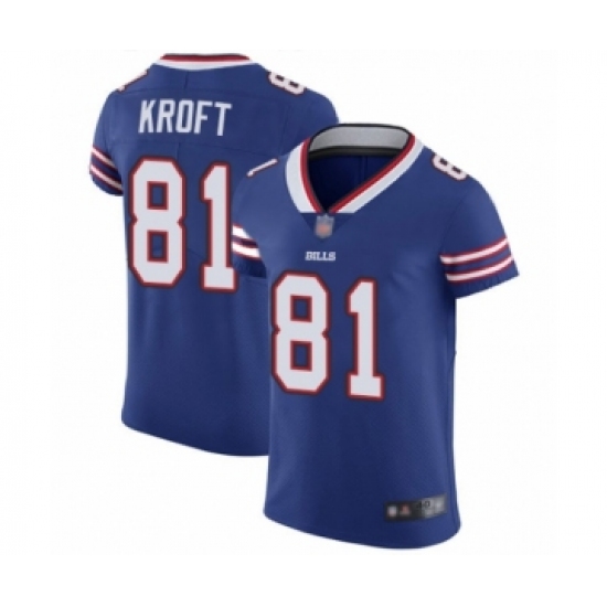 Men's Buffalo Bills #81 Tyler Kroft Royal Blue Team Color Vapor Untouchable Elite Player Football Jersey - Ujersey