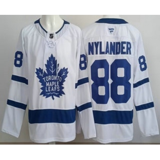 Men's Toronto Maple Leafs #88 William Nylander White Authentic Jersey - Ujersey