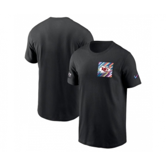 Men's Kansas City Chiefs Black 2023 Crucial Catch Sideline Tri-Blend T-Shirt - Ujersey