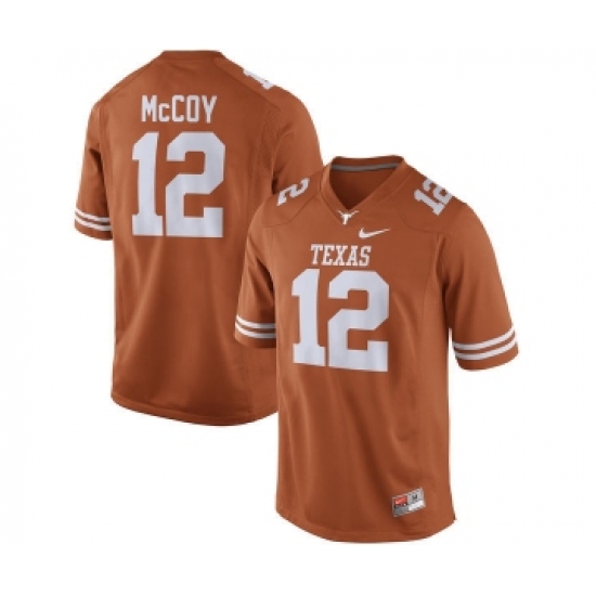 Texas Longhorns 12 Colt McCoy Orange Nike College Jersey - Ujersey