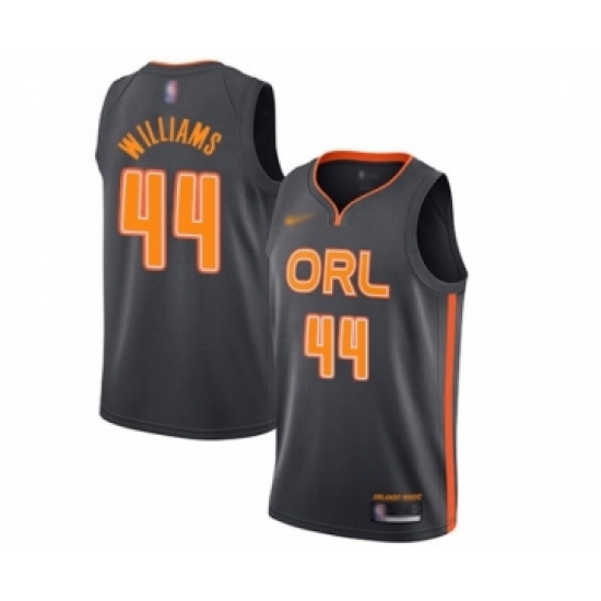 Men's Orlando Magic #44 Jason Williams Swingman Charcoal Basketball Jersey - 2019 20 City Edition - Ujersey