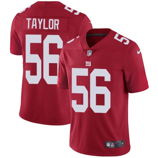 Youth Nike New York Giants #56 Lawrence Taylor Elite Red Alternate NFL Jersey - Ujersey