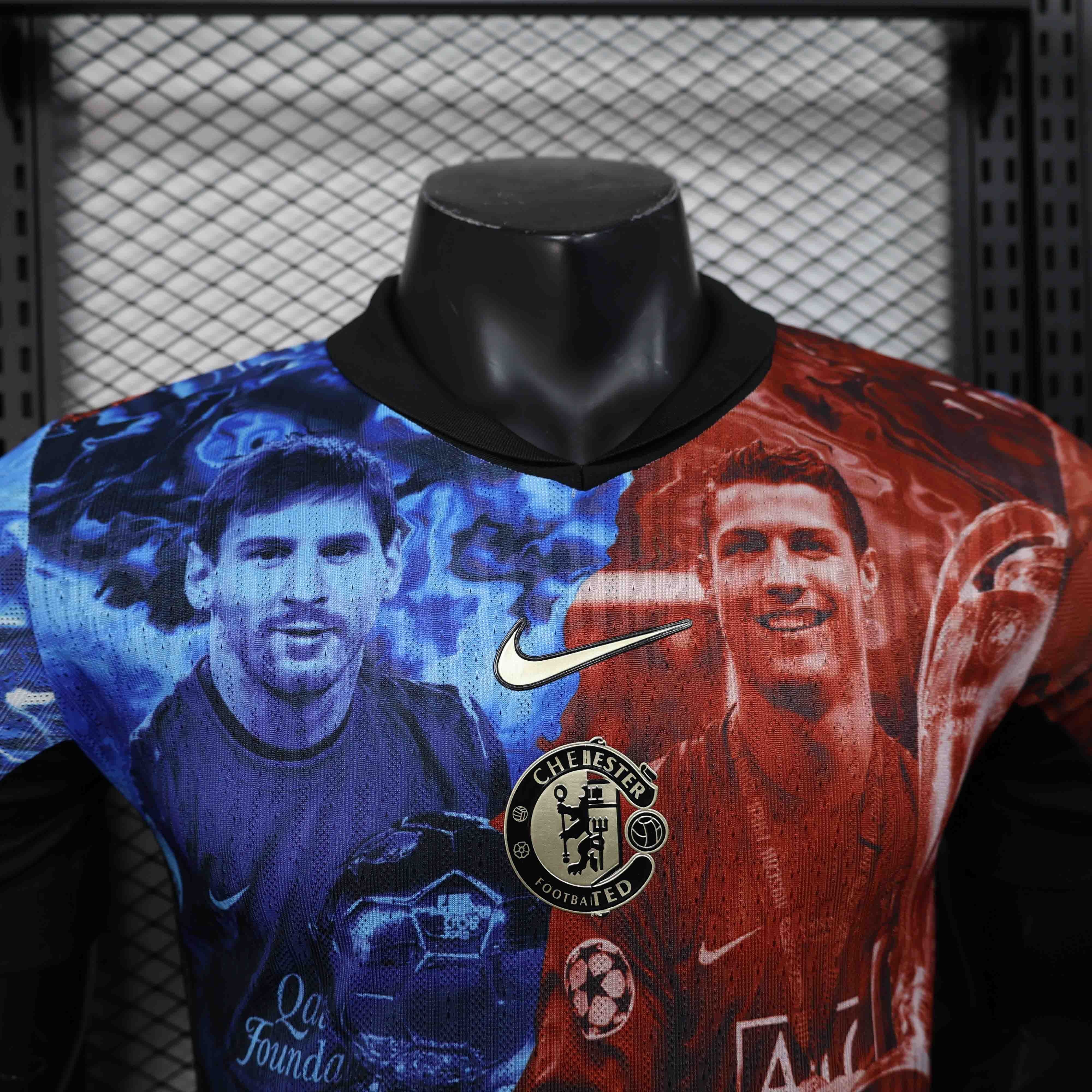 Manchester United  Ronaldo x Messi Special Edition Football Jersey Shirt 2025/26 - Ujersey NHL