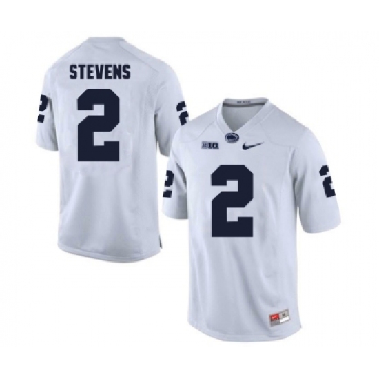 Penn State Nittany Lions 2 Tommy Stevens White College Football Jersey - Ujersey