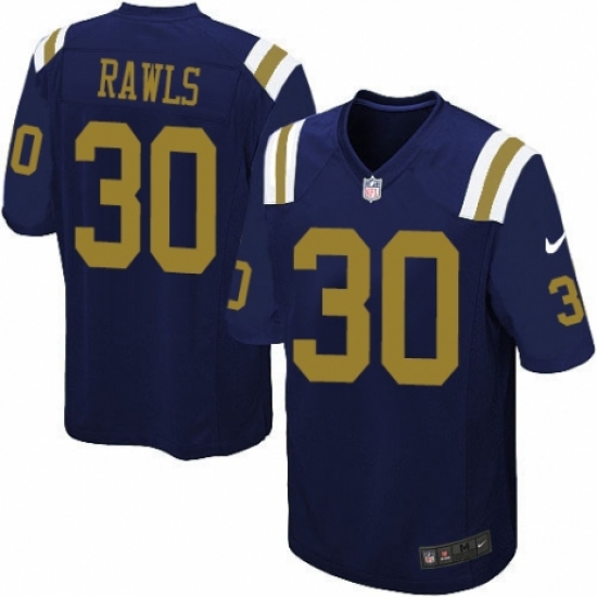 Men's Nike New York Jets #30 Thomas Rawls Limited Navy Blue Alternate NFL Jersey - Ujersey