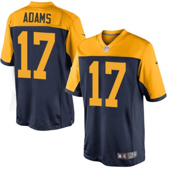 Men's Nike Green Bay Packers #17 Davante Adams Limited Navy Blue Alternate NFL Jersey - Ujersey