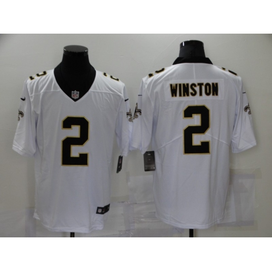 Men's New Orleans Saints #2 Jameis Winston Black Football Draft Limited Jersey - Ujersey