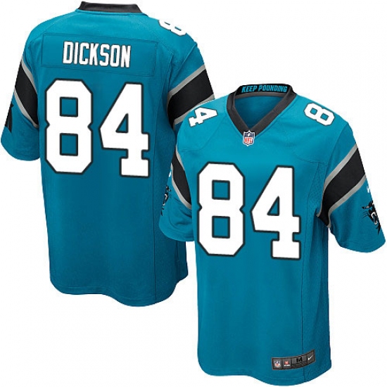 Men's Nike Carolina Panthers #84 Ed Dickson Game Blue Alternate NFL Jersey - Ujersey
