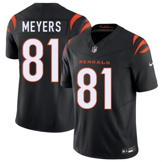Men's Cincinnati Bengals #81 Dohnte Meyers Black 2026 F.U.S.E. Vapor Untouchable Limited Football Stitched Jersey - Ujersey