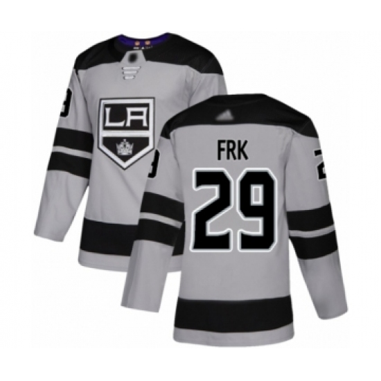 Youth Los Angeles Kings #29 Martin Frk Authentic Gray Alternate Hockey Jersey - Ujersey