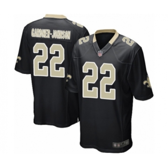 Men's New Orleans Saints #22 Chauncey Gardner-Johnson Game Black Team Color Football Jersey - Ujersey