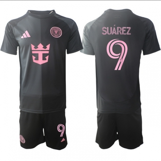 Men Inter Miami CF 2026 Soccer Jerseys Black #9 SUAREZ - Ujersey