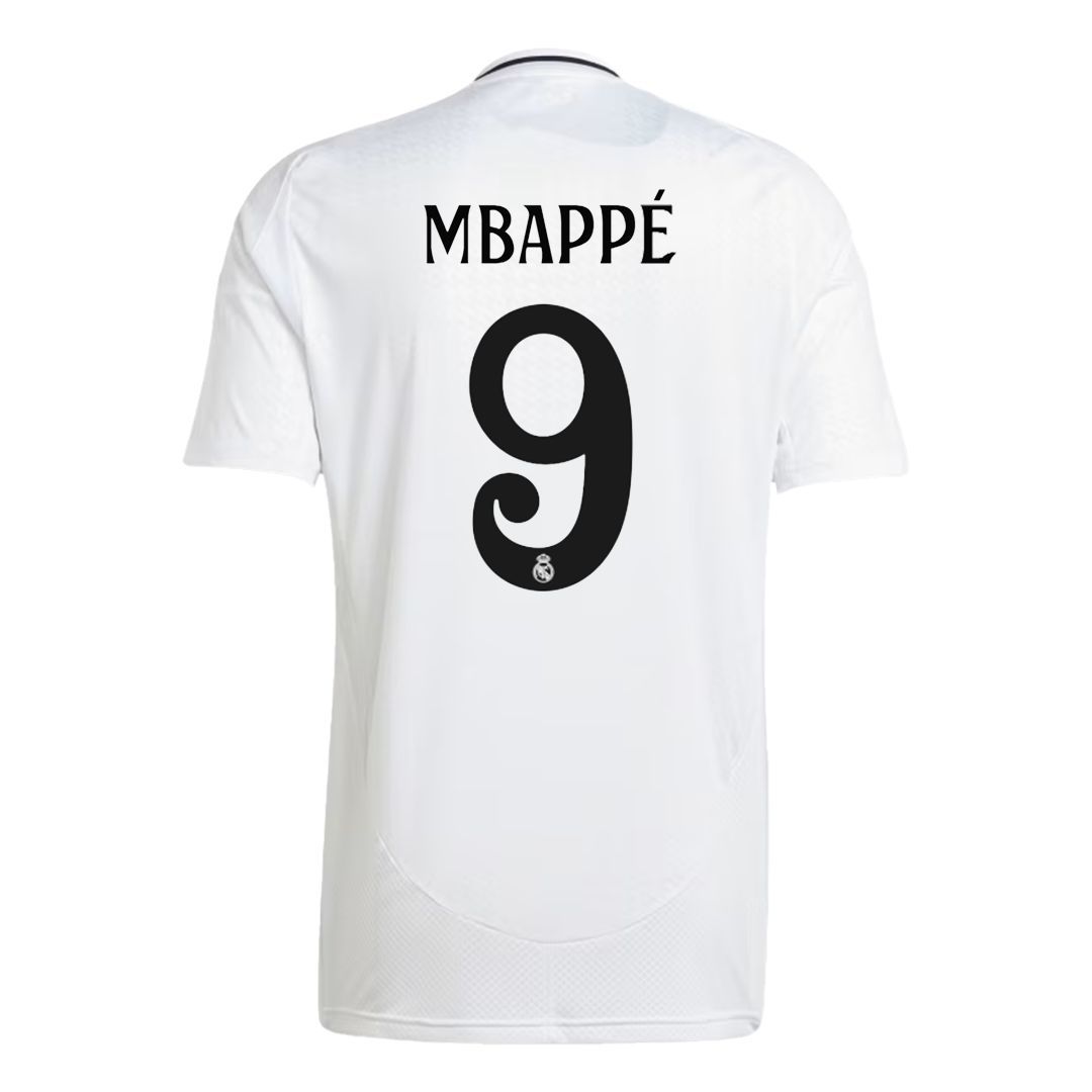 MBAPPÉ #9  Real Madrid Soccer Jersey Home Custom Shirt 2024/25 - SUjersey01