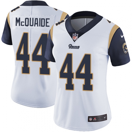 Women's Nike Los Angeles Rams #44 Jacob McQuaide Elite White NFL Jersey - Ujersey