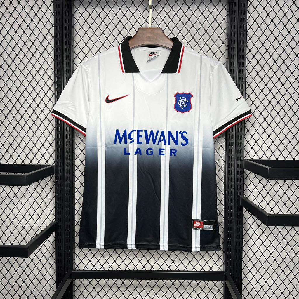 Rangers FC Retro Soccer Jersey Away Custom Shirt 1997-99 - U-jersey