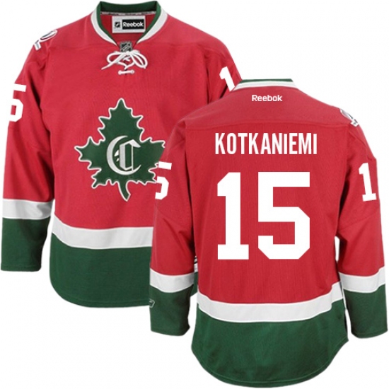 Youth Reebok Montreal Canadiens #15 Jesperi Kotkaniemi Authentic Red New CD NHL Jersey - Ujersey