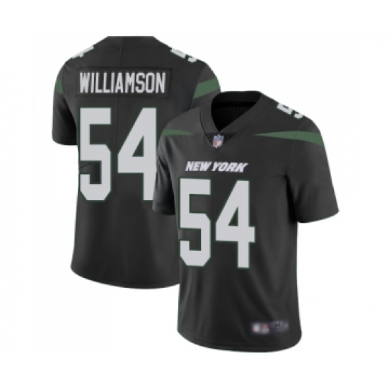 Youth New York Jets #54 Avery Williamson Black Alternate Vapor Untouchable Limited Player Football Jersey - Ujersey