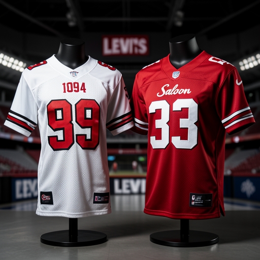 San Francisco 49ers Jersey History: Scarlet & Gold Glory - SUjersey01