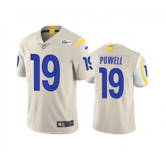 Men's Los Angeles Rams #19 Brandon Powell Cream Vapor Untouchable Limited Stitched Football Jersey - Ujersey
