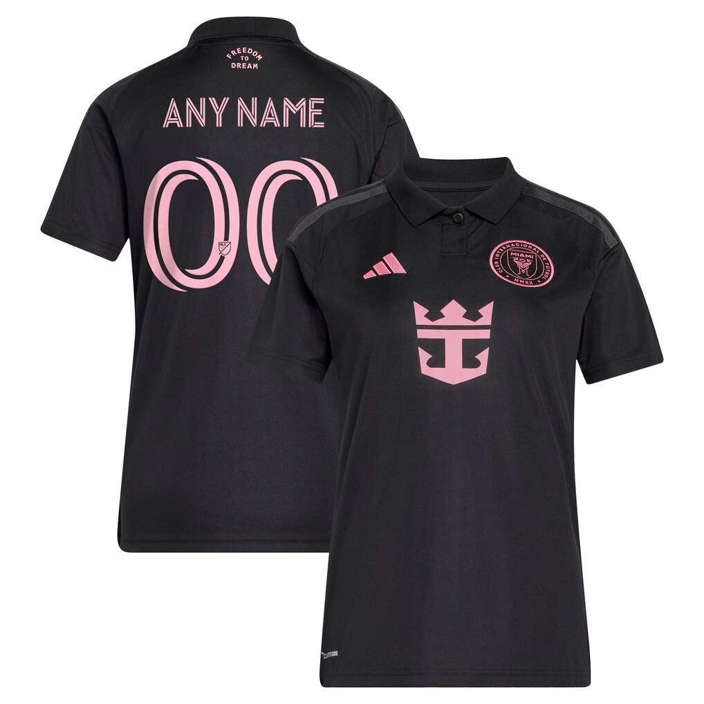 Women's Inter Miami CF adidas Black 2026 Presagio Replica Custom Jersey - Ujersey
