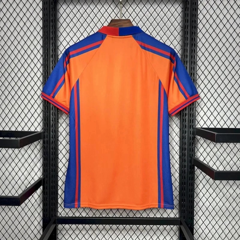 Barcelona Retro Jersey Away Soccer Shirt 1997-98