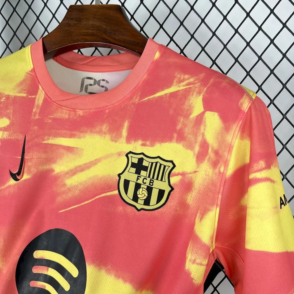Barcelona Soccer Jersey Pink Training Custom Shirt 2025/26 - ujerseystore