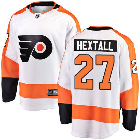 Men's Philadelphia Flyers #27 Ron Hextall Fanatics Branded White Away Breakaway NHL Jersey - Ujersey