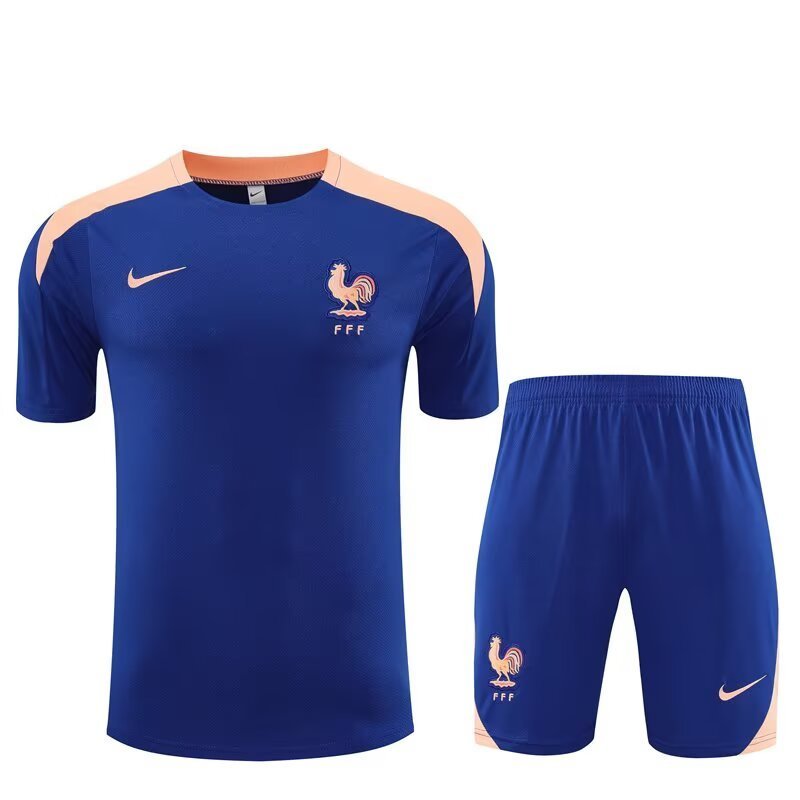 France Training Jersey Kit Blue 2025 - Ujersey NHL