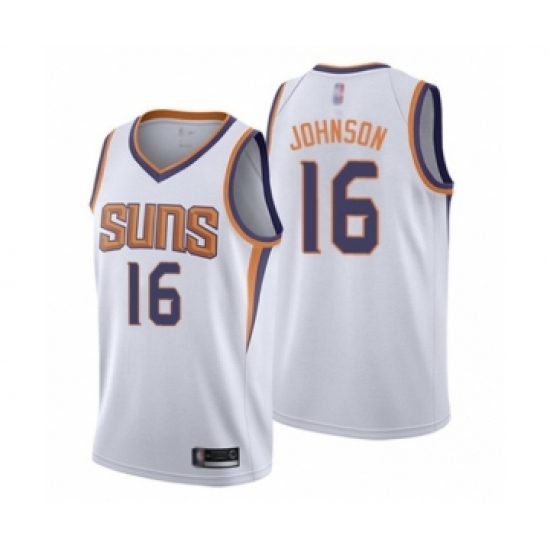 Youth Phoenix Suns #16 Tyler Johnson Swingman White Basketball Jersey - Association Edition - Ujersey