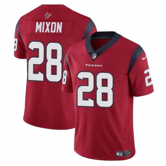 Men's Houston Texans #28 Joe Mixon Red Vapor Untouchable Football Stitched Jersey - Ujersey